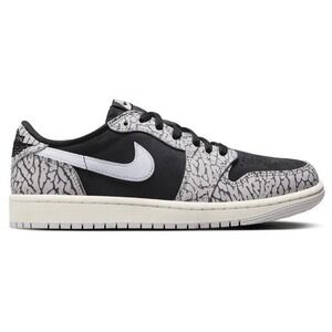 Nike Air Jordan 1 Retro Low OG Shoes Black Grey Cement Elephant CZ0775-001 Sz 9